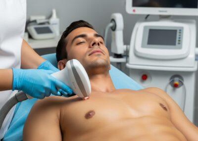 Glatt und Gepflegt - Diodenlaser-Haarentfernung für Männer – Trends und Top-Zonen bei MoB